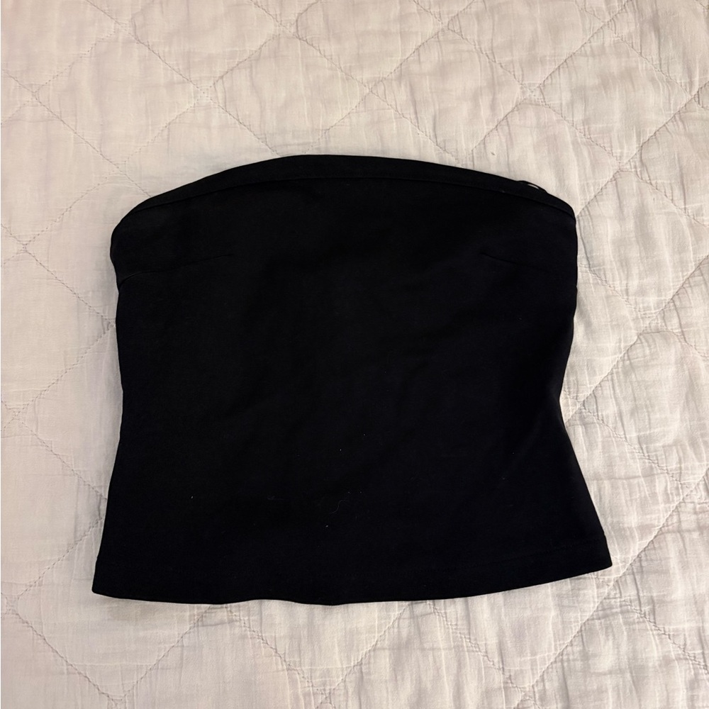 Zara Black Crop Top